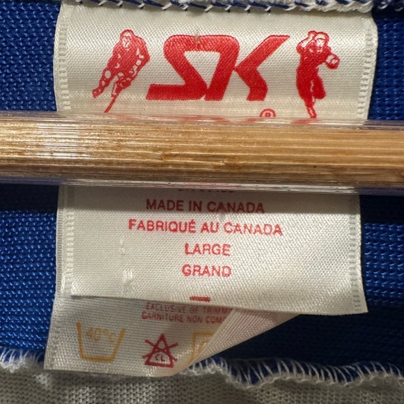 80’s Toronto Maple Leafs SK Sandow Knit Hockey Jersey - Picture 5 of 8